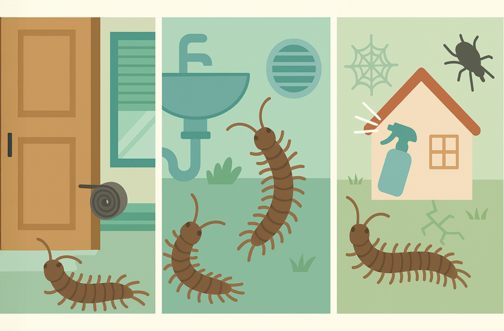 ムカデが家に入ってくる原因とは？今すぐできる予防策